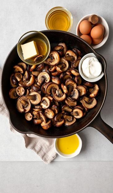  жареные шампиньоны