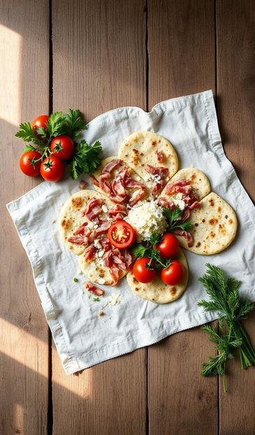  беконом и сыром