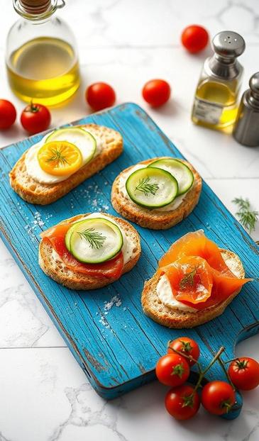 Быстрые бутерброды с красной рыбой: рецепт с сыром и яйцом