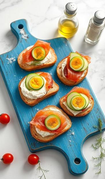  бутерброды с лососем