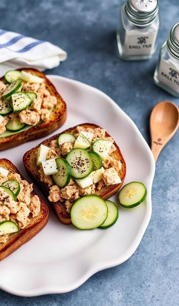 бутерброды с тунцом