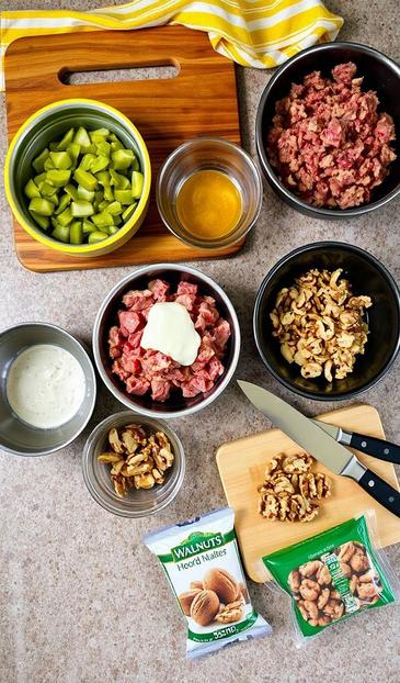  грецкие орехи в салатах