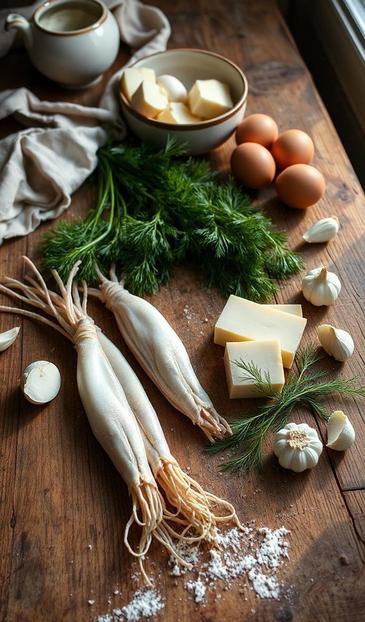  кальмары с чесноком