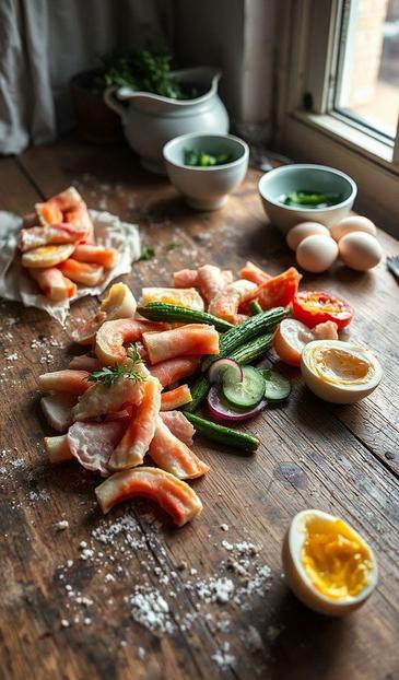  копченая курица в салате