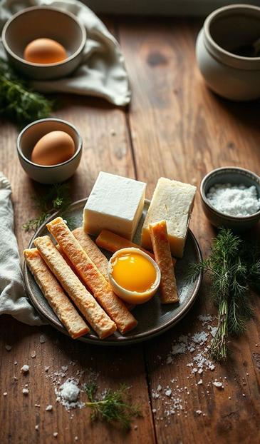  крекеры с сыром