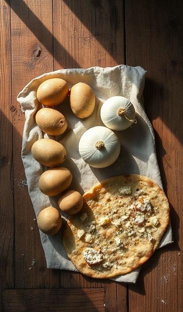  лаваш с картошкой и сыром