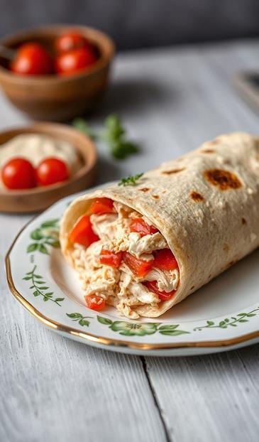 лаваш с курицей