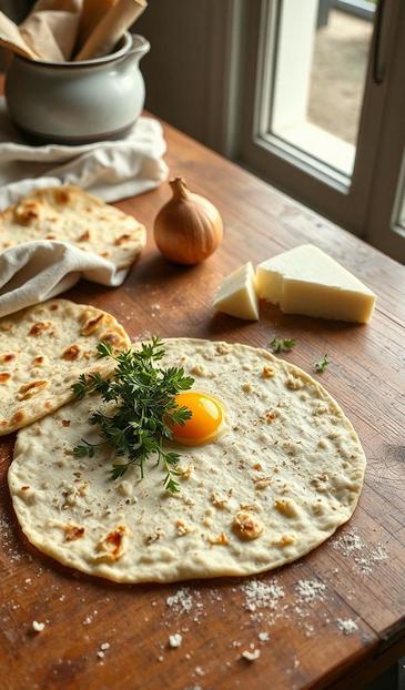 лаваш с мясом и сыром