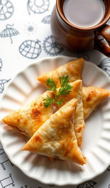 лаваш с ветчиной и сыром