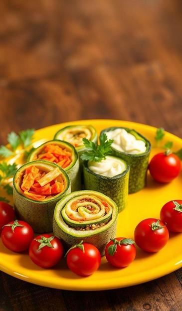  начинки для кабачковых рулетиков