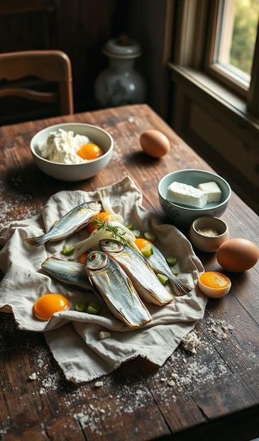  отварная рыба