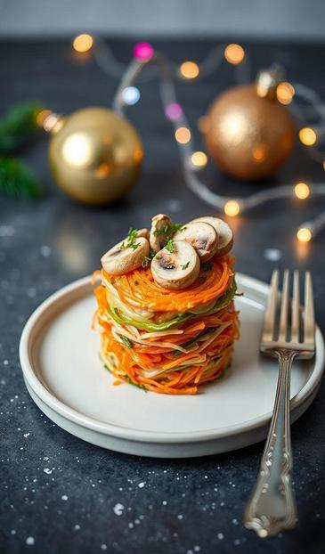  приготовление салата Золотое руно