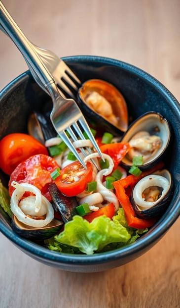  рецепты салатов с морепродуктами