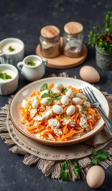 салат гнездо аиста