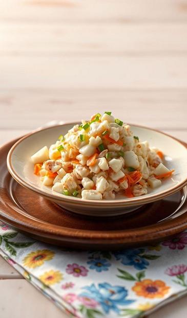 салат из кальмаров