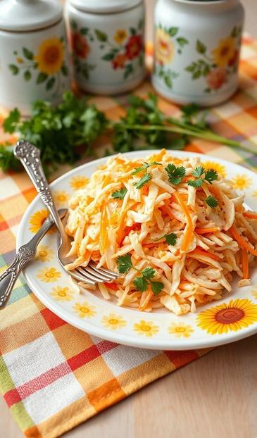 салат из моркови и капусты
