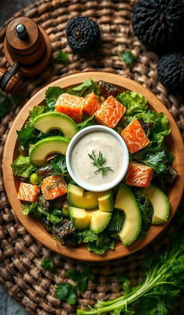 Салат с семгой и авокадо: нежный рецепт пошагово