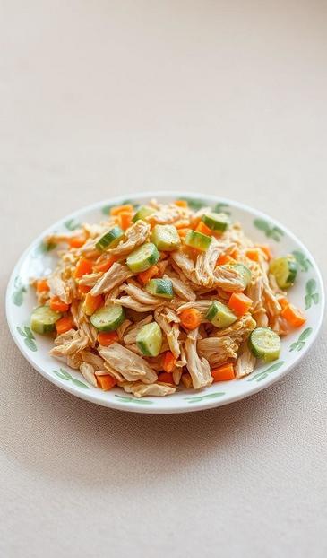  салат обжорка с солеными огурцами