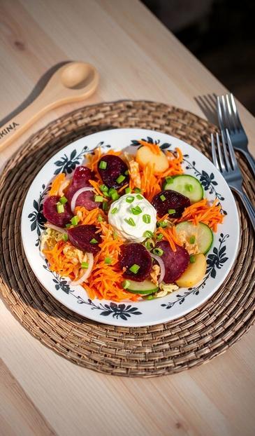 салат огни парижа