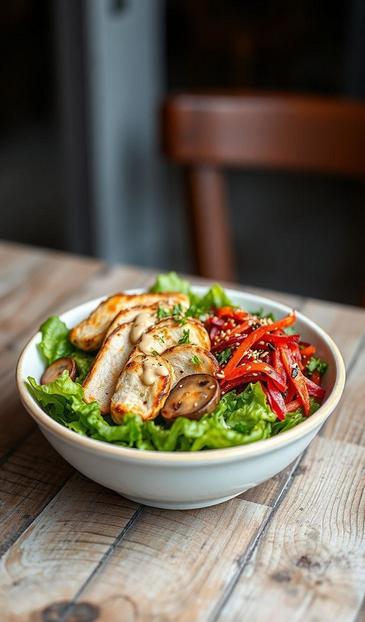 салат с грибами и корейской морковью