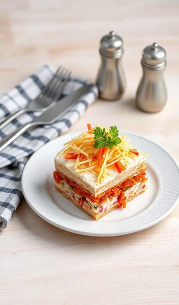 салат с курицей и корейской морковью