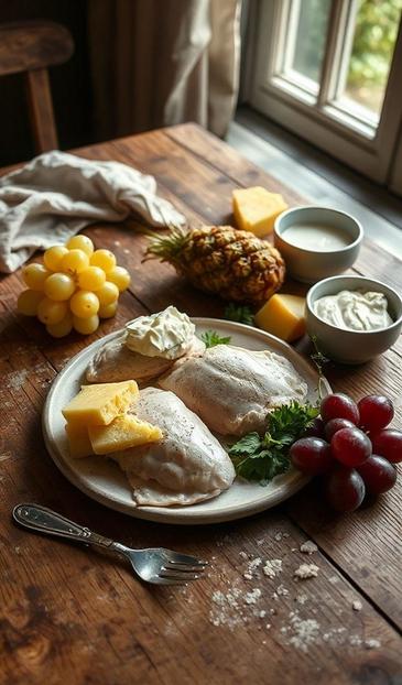  салат с курицей и виноградом