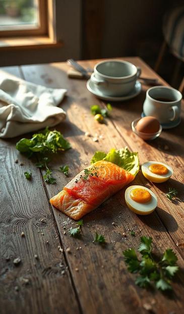  салат с семгой