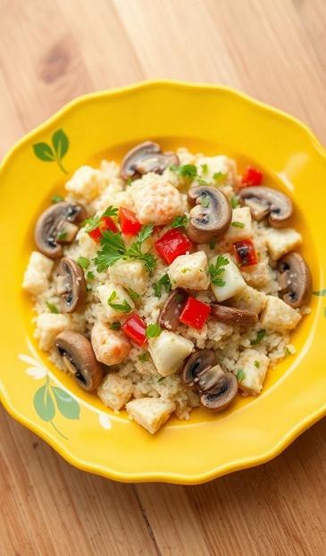 салаты с грибами и овощами