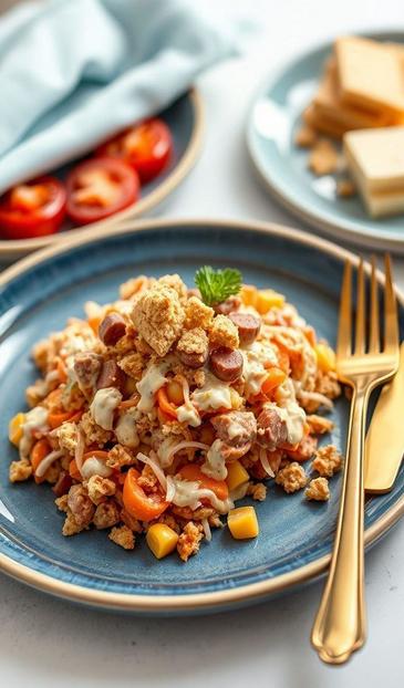  салаты с колбасой