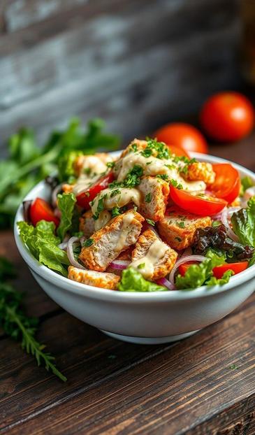  салаты с курицей