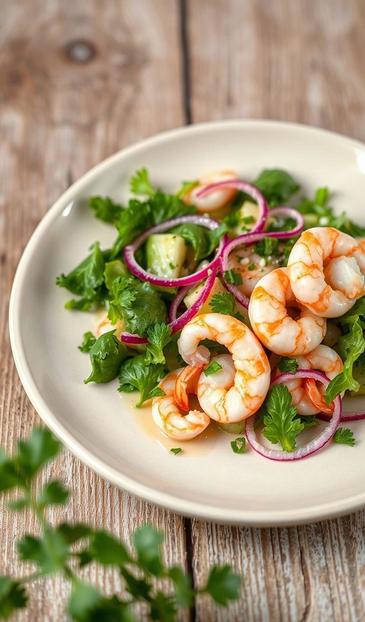  салаты с морепродуктами