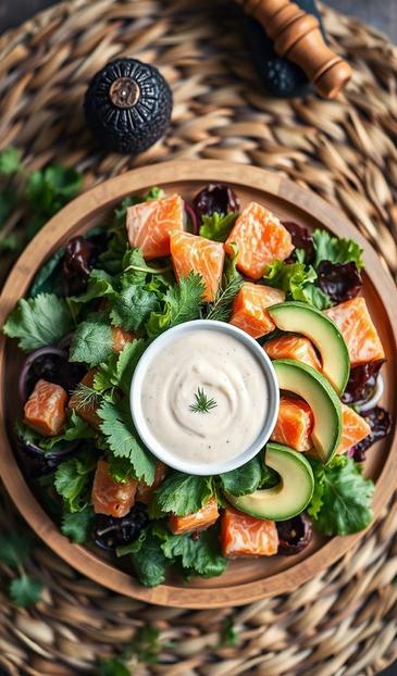  салаты с рыбой