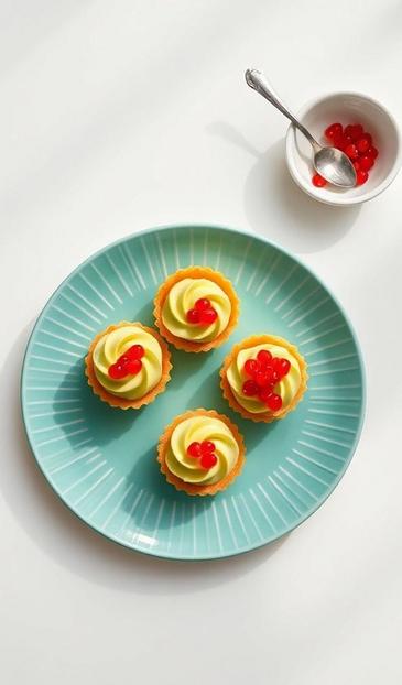 тарталетки с авокадо и креветками