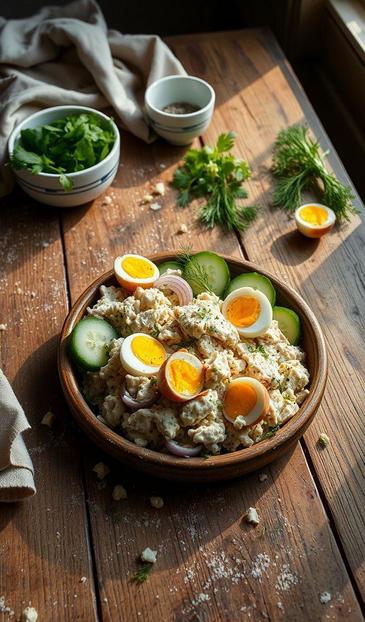  тарталетки с тунцом