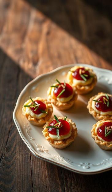 тарталетки с творожным сыром