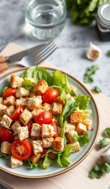 цезарь с курицей без майонеза