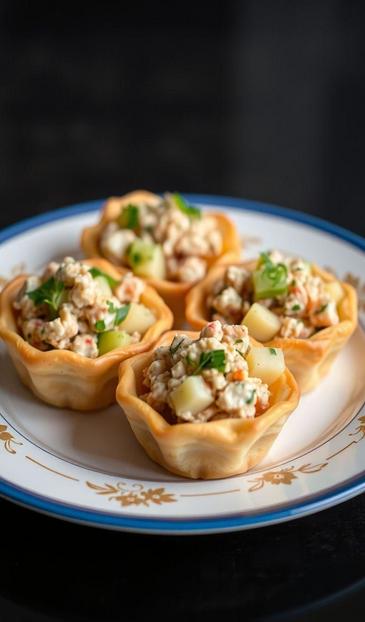  тунец в тарталетках