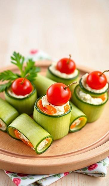  закуски из огурцов