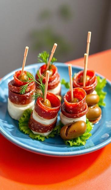  закуски на шпажках