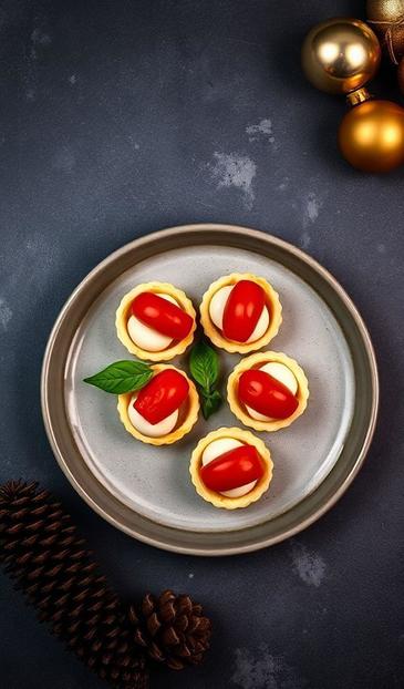 Тарталетки из сервелата с моцареллой: быстрый рецепт