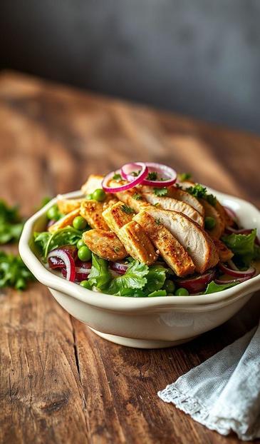  зеленый горошек в салатах