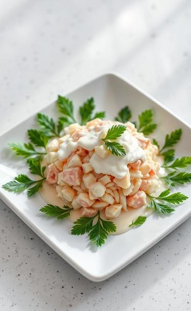  кальмары с ветчиной
