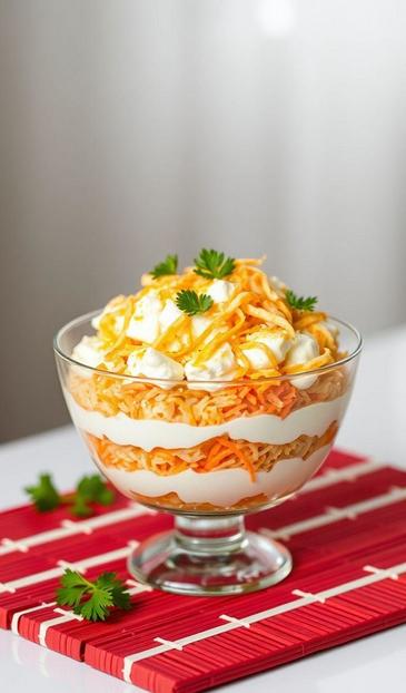  Мимоза со сливочным маслом