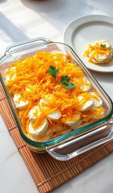 салат Мимоза с курицей