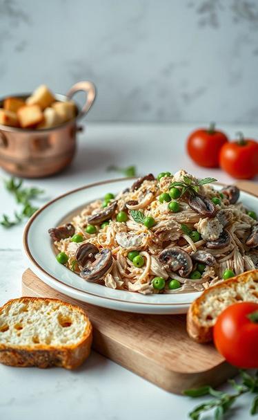  салаты с курицей и консервированными грибами